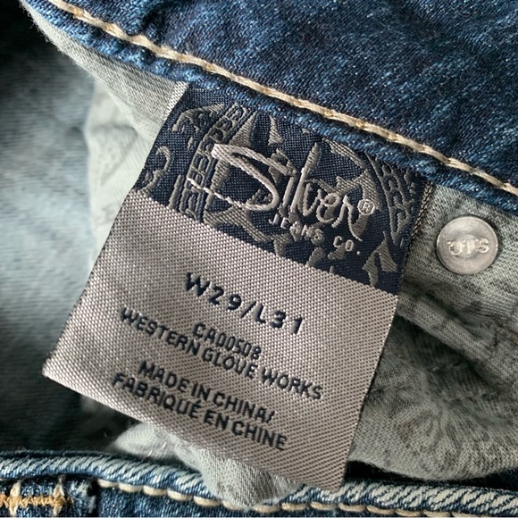 Silver Jeans Tuesday Boot cut 29x31 Medium Wash - Picture 12 of 13